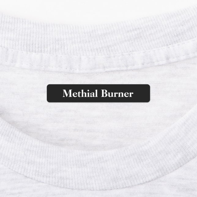 Create Your Own Customisable Labels for Clothes (Affixed)