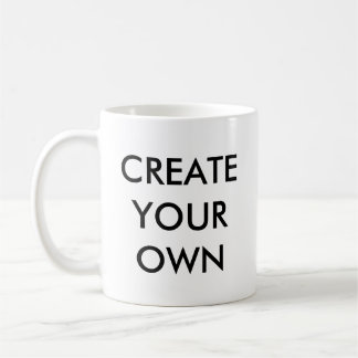 Create Your Own Customisable Large White Mug