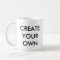 Create Your Own Customisable Large White Mug