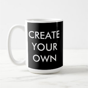 Create Your Own Customisable Large White Mug