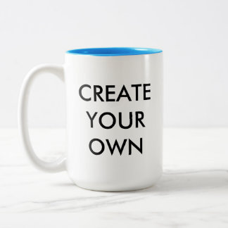Create Your Own Customisable Two-Tone Mug BLUE
