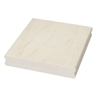 Create Your Own Customise 4" x 5" Wood Art Rubber Stamp