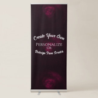 Create Your Own! Customise This Retractable Banner