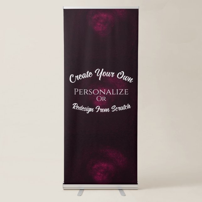Create Your Own! Customise This Retractable Banner (Front)