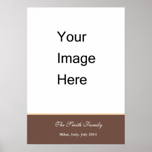 Create your own, customise Zazzle template Poster