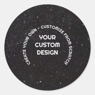 Create Your Own Customised Classic Round Sticker