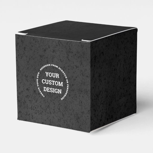 Create Your Own Customised Favour Box (Front Side)