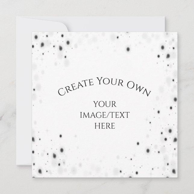 Create Your Own Customised High Quality Invitation (Front)