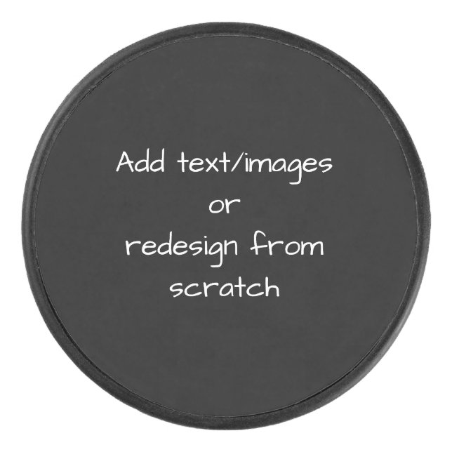Create Your Own Customised Hockey Puck (Front)