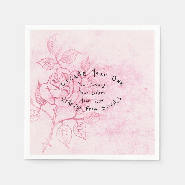 Create Your Own Customised Napkin (Front)