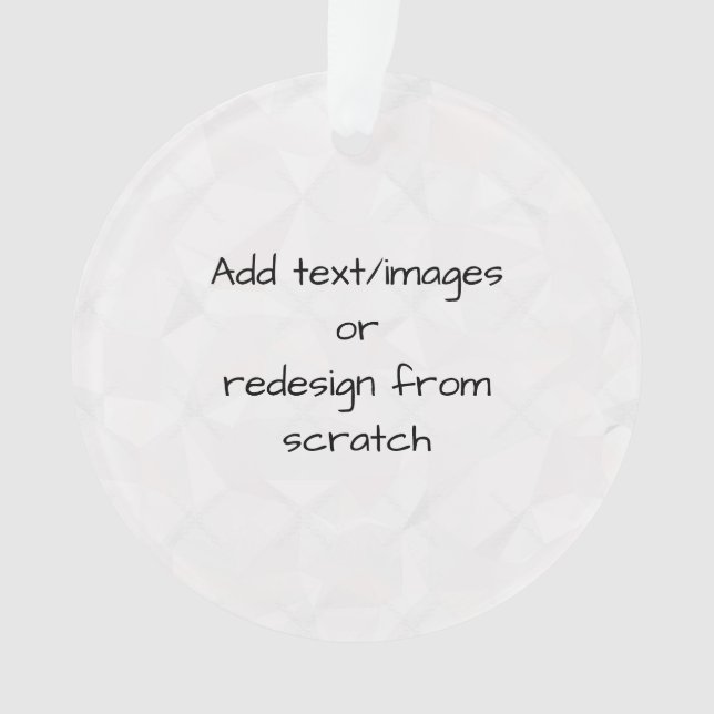 Create Your Own Customised Ornament (Front)