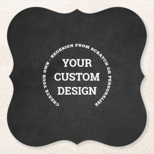 Create Your Own Customised Paper Coaster