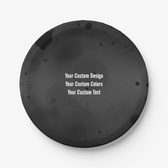 Create Your Own Customised Paper Plate (Front)
