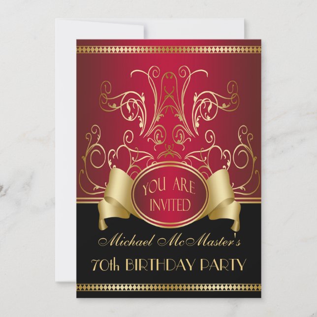 Create Your Own Customised Party Invitation (Front)