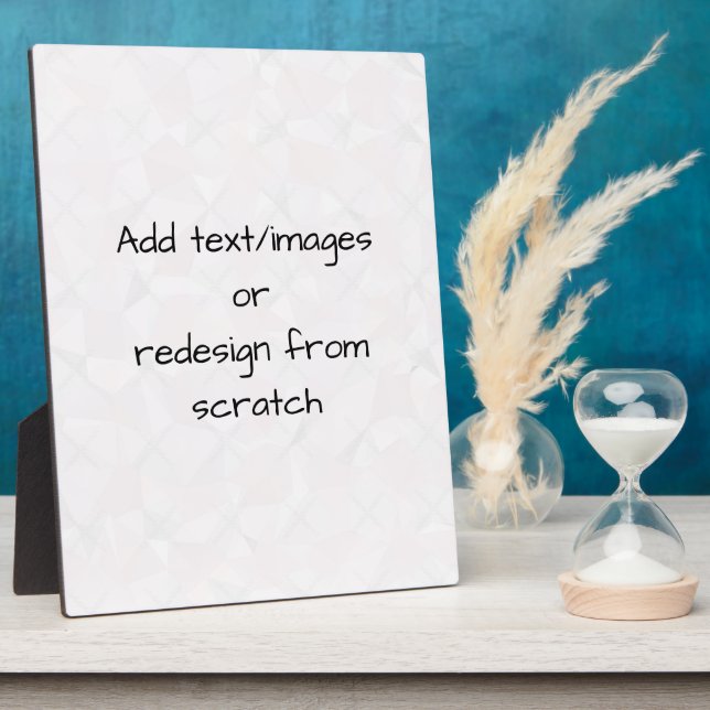 Create Your Own Customised Plaque (Side)