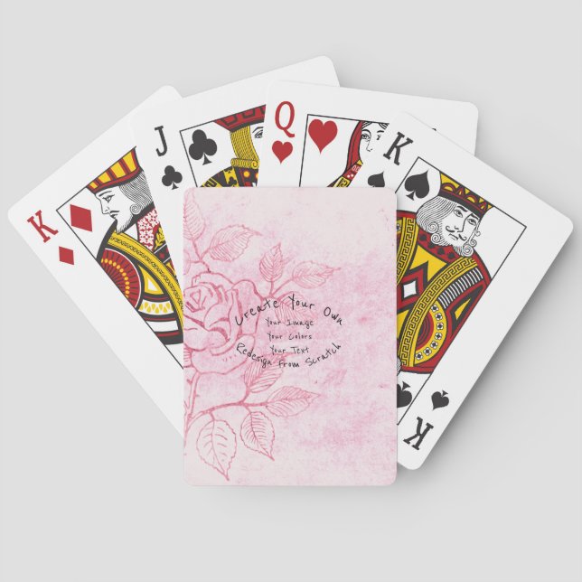Create Your Own Customised Playing Cards (Back)