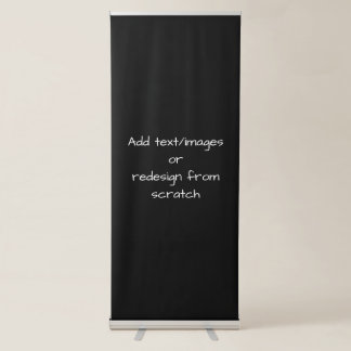 Create Your Own Customised Retractable Banner