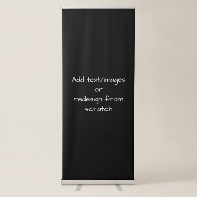 Create Your Own Customised Retractable Banner (Front)