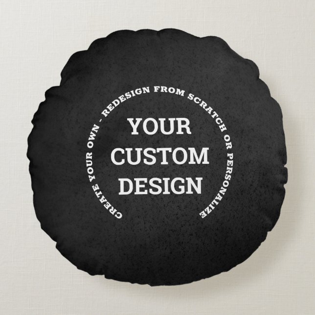 Create Your Own Customised Round Cushion (Front)