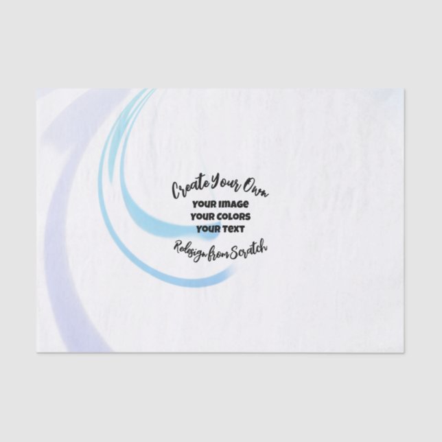 Create Your Own Customised Tissue Paper (Front)