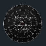 Create Your Own Customized Dartboard<br><div class="desc">Create your own fully customized merch from scratch by replacing the background image currently displayed on this product with an image of your own! Add your own text if desired and choose your favorite colors and styles.</div>