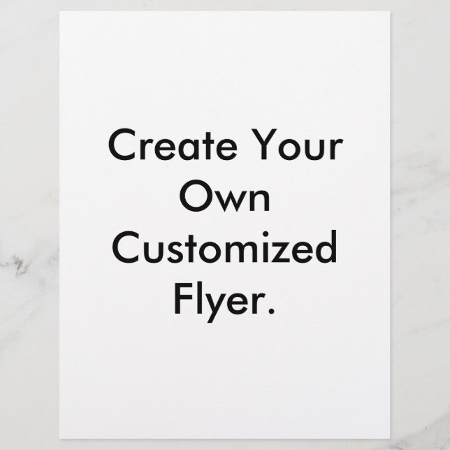 Create Your Own Customized Flyer. Flyer (Front)