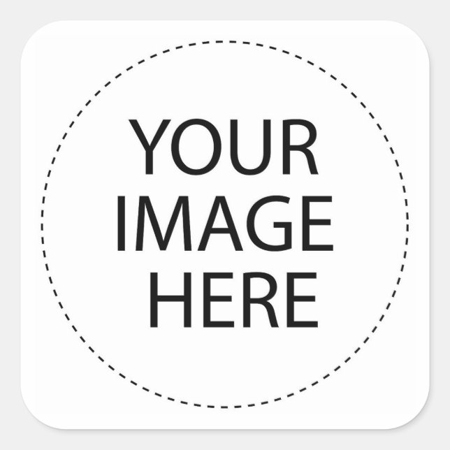 CREATE YOUR OWN CUSTOMIZED SQUARE STICKER (Front)
