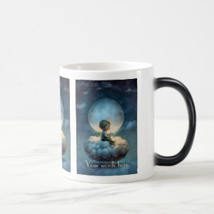 Create Your Own Cute Dreaming Boy Magic Mug