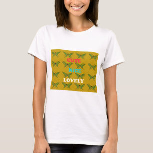 Create Your Own Cute Nice Lovely Vintage Butterfly T-Shirt