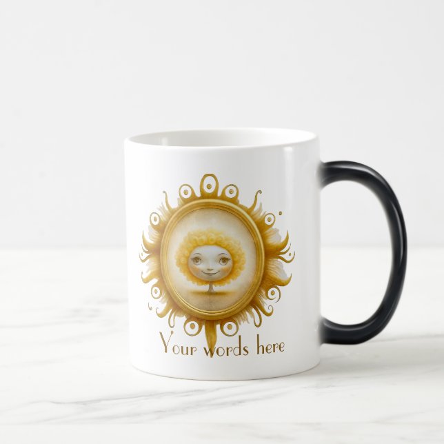 Create Your Own Cute Sunshine Tree Magic Mug (Right)