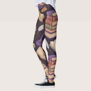 Create Your Own Cute Wizarding School Materials Leggings