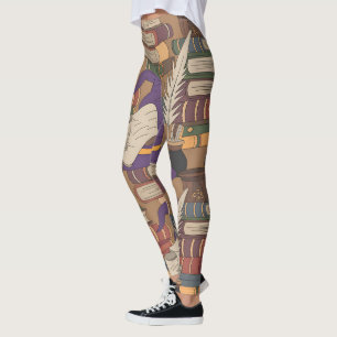 Create Your Own Cute Wizarding School Montage Leggings
