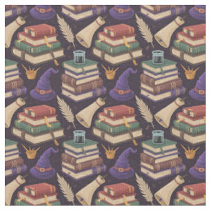 Create Your Own Cute Wizarding School Supplies Fabric