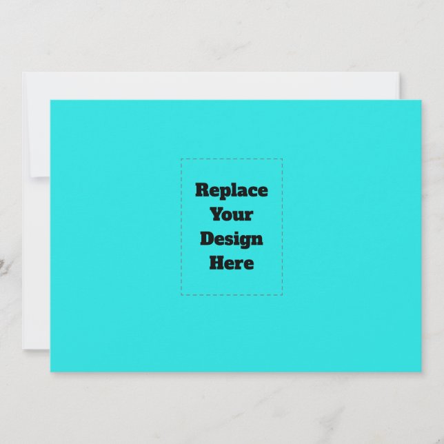 Create Your Own cyan (Front)