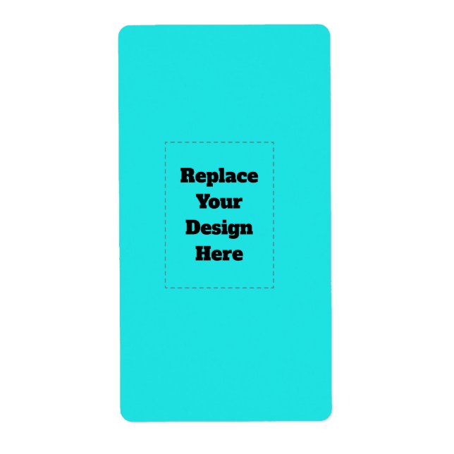 Create Your Own cyan (Front)