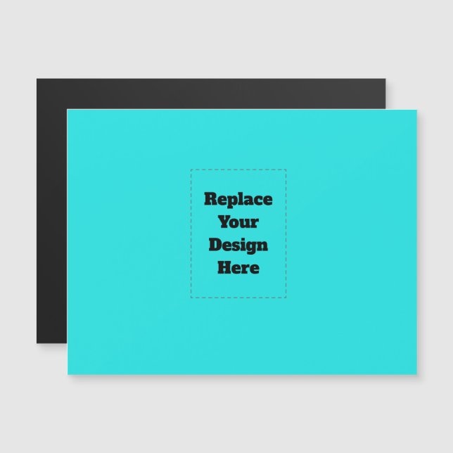 Create Your Own cyan (Front/Back)
