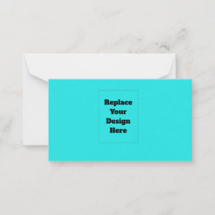 Create Your Own cyan Card