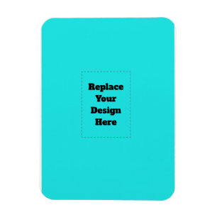 Create Your Own cyan Magnet