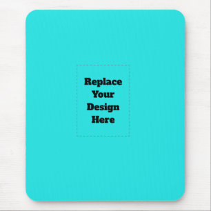 Create Your Own cyan Mouse Mat