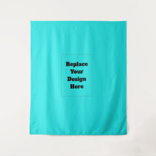 Create Your Own cyan Tapestry