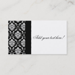 Create Your Own Damask Business Card