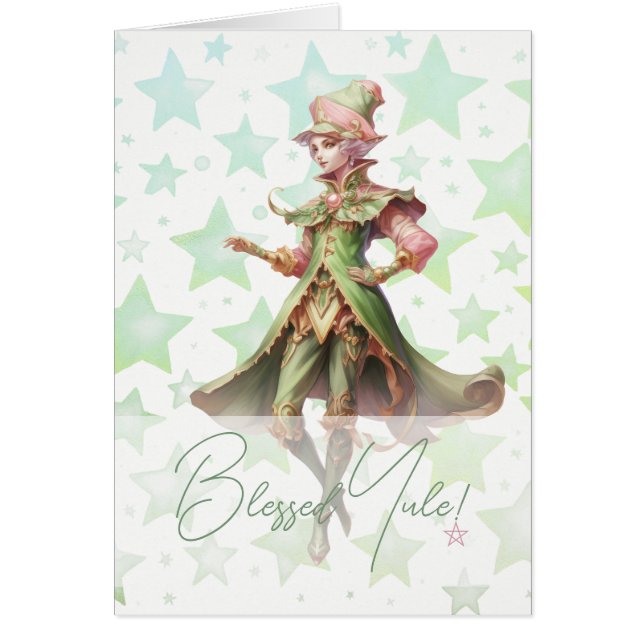 Create Your Own Dancing Winter Elf Prince (Front)