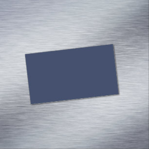 Create Your Own dark blue Custom personalized Magnetic Business Card