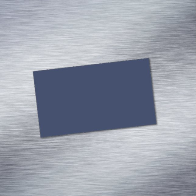 Create Your Own dark blue Custom personalized Magnetic Business Card (In Situ)