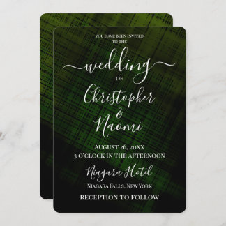 Create Your Own Dark Crosshatch Invitation