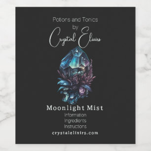 Create Your Own Dark Crystals Apothecary Label