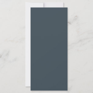 Create Your Own dark gray azure Flat Card