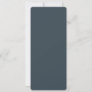 Create Your Own dark gray azure Flat Greeting Card