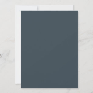 Create Your Own dark gray azure Flat Greeting Card