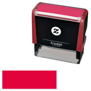 Create Your Own dark gray blue customizable Self-inking Stamp